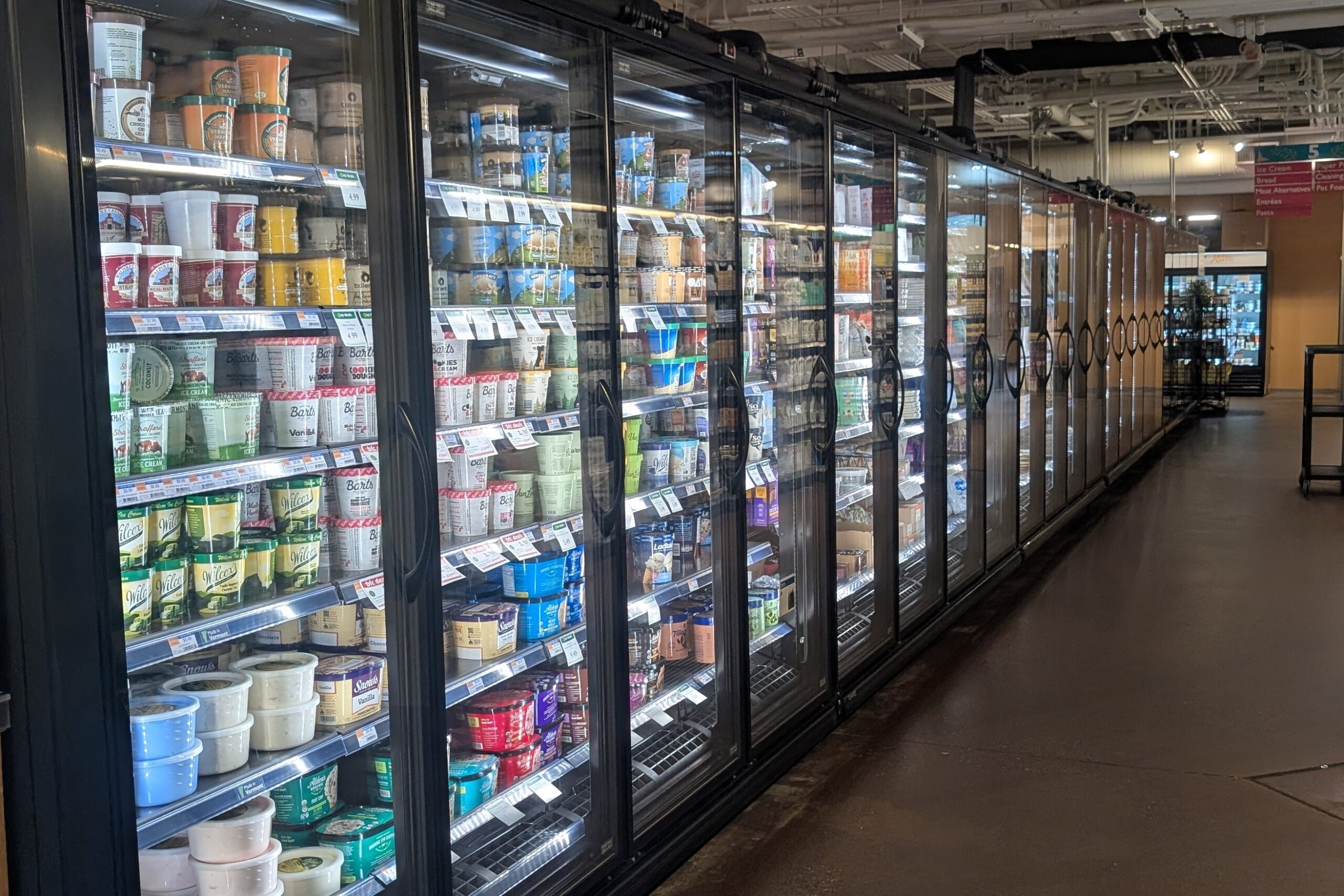 New sustainable refrigeration system at the Brattleboro Food co-op
